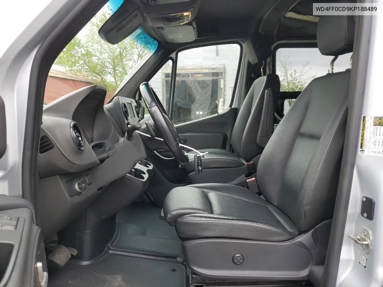 2019 Mercedes-Benz Sprinter 2500/3500 VIN: WD4FF0CD9KP188489 Lot: 53866345