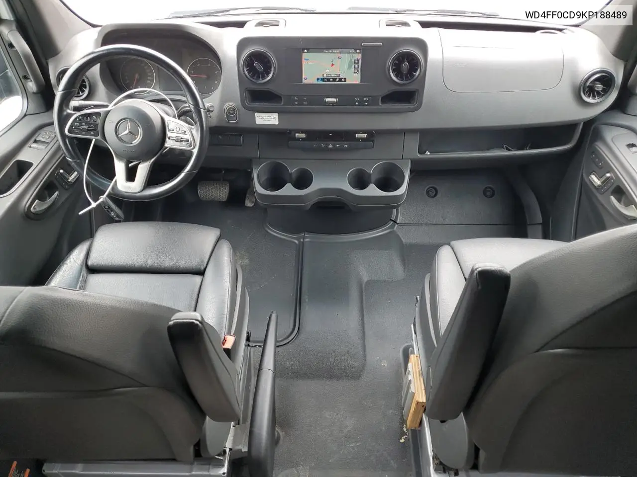 2019 Mercedes-Benz Sprinter 2500/3500 VIN: WD4FF0CD9KP188489 Lot: 53866345