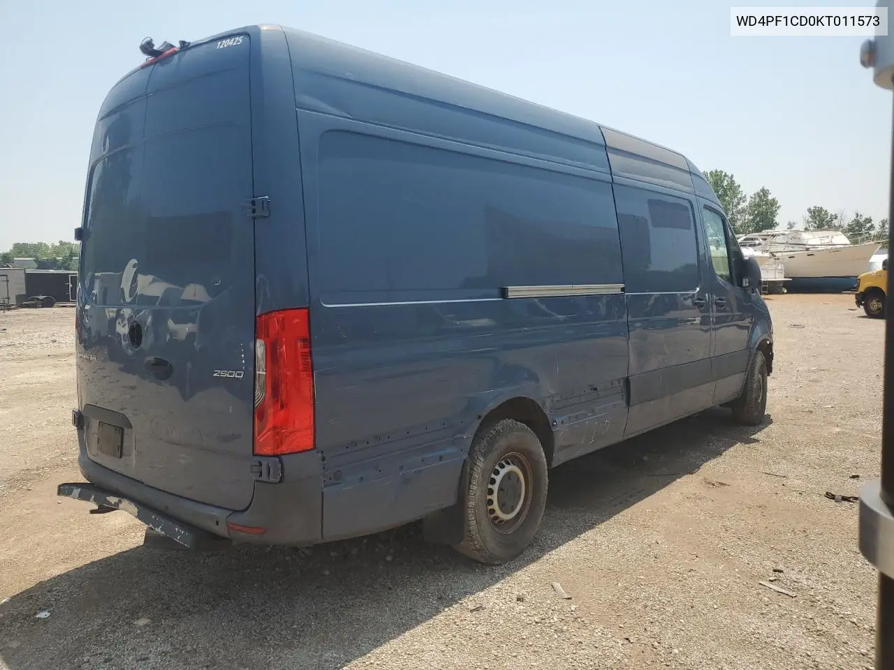 2019 Mercedes-Benz Sprinter 2500/3500 VIN: WD4PF1CD0KT011573 Lot: 55694385