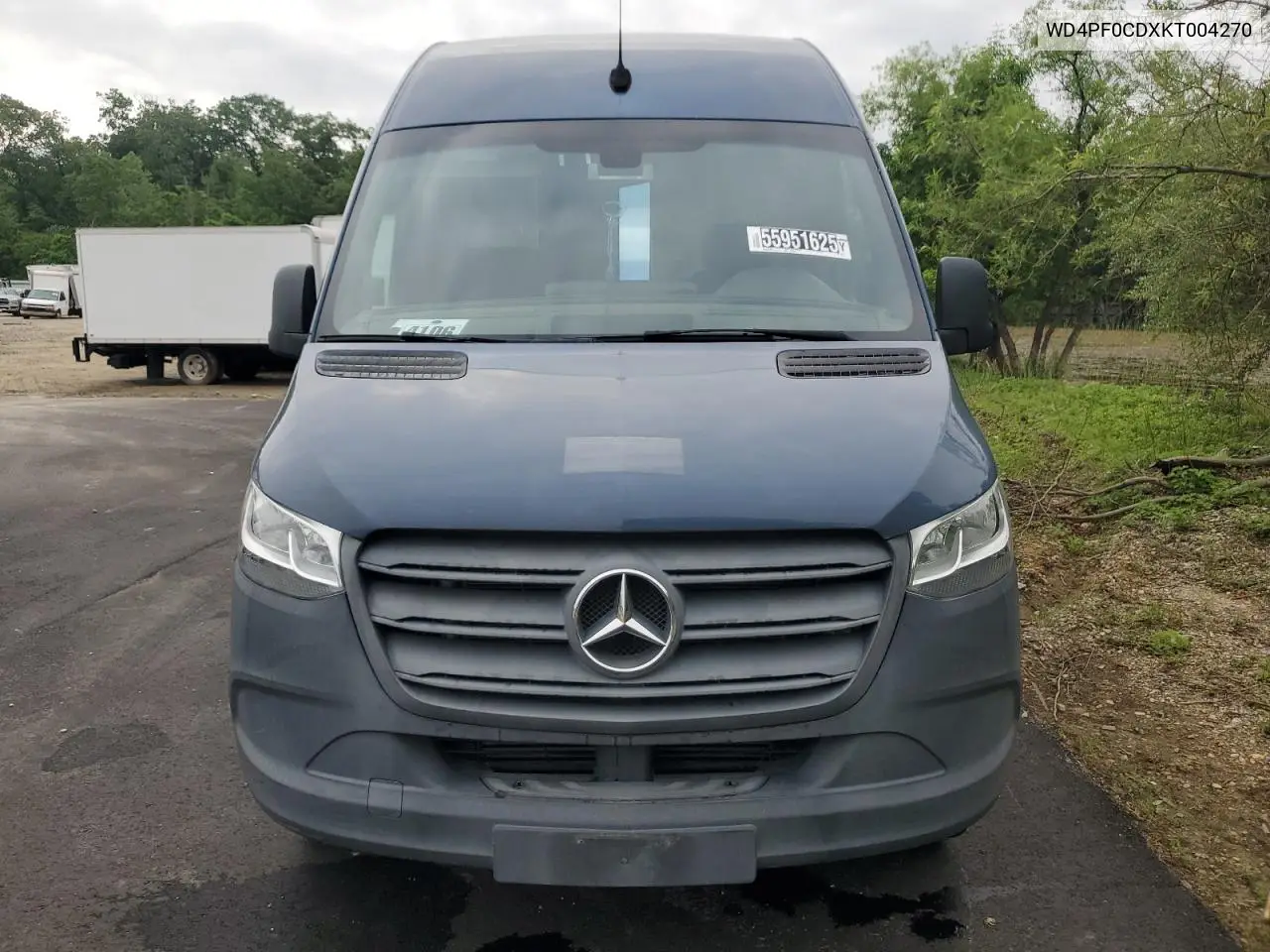 2019 Mercedes-Benz Sprinter 2500/3500 VIN: WD4PF0CDXKT004270 Lot: 55951625