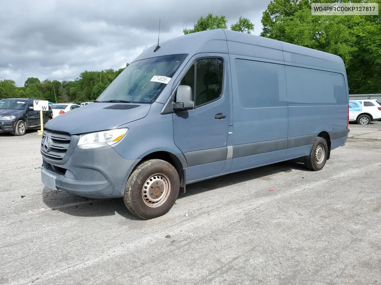 2019 Mercedes-Benz Sprinter 2500/3500 VIN: WD4PF1CD0KP127817 Lot: 57148055