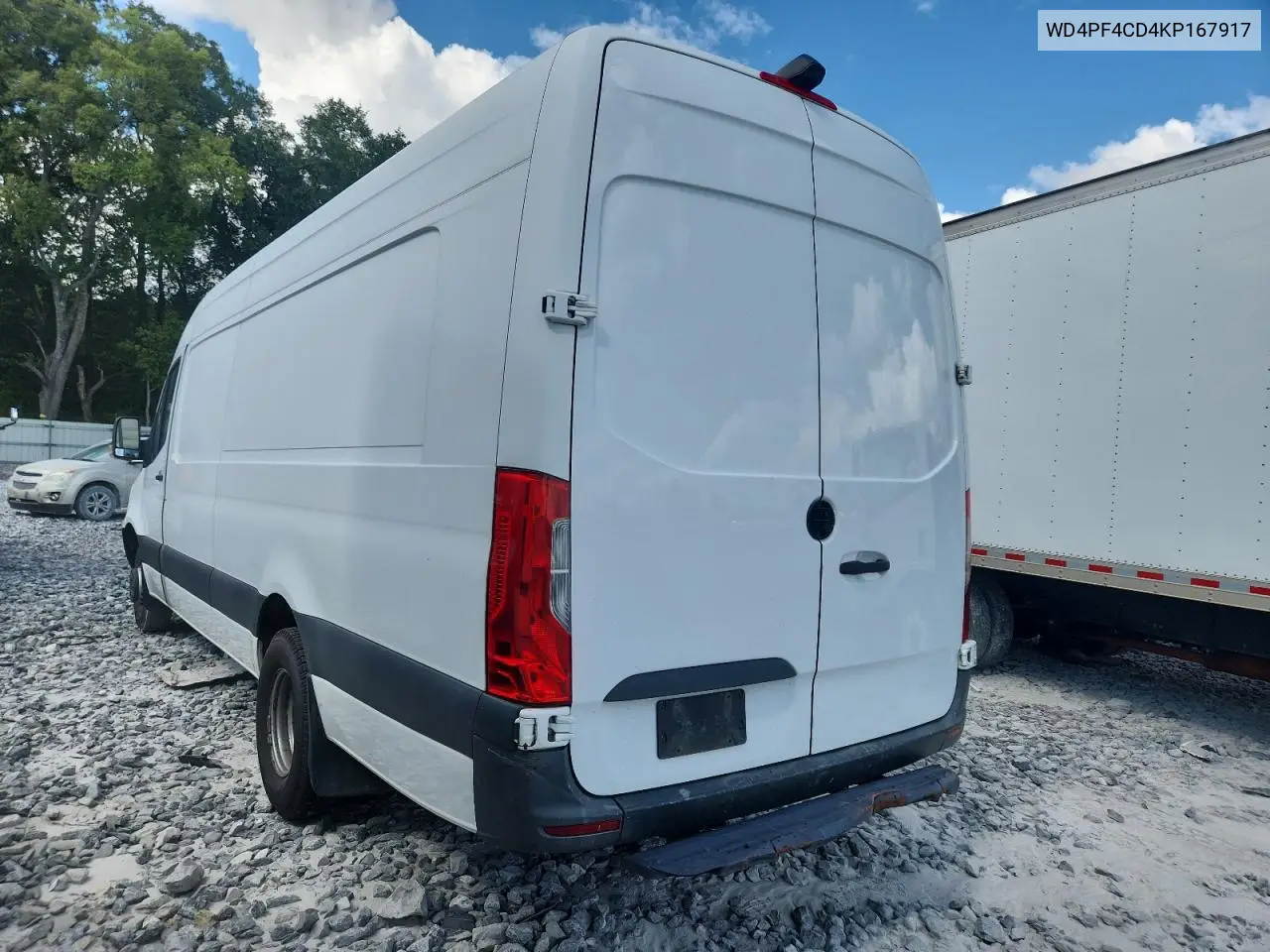 2019 Mercedes-Benz Sprinter 3500/4500 VIN: WD4PF4CD4KP167917 Lot: 59676915