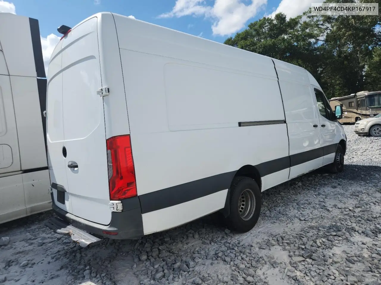 2019 Mercedes-Benz Sprinter 3500/4500 VIN: WD4PF4CD4KP167917 Lot: 59676915