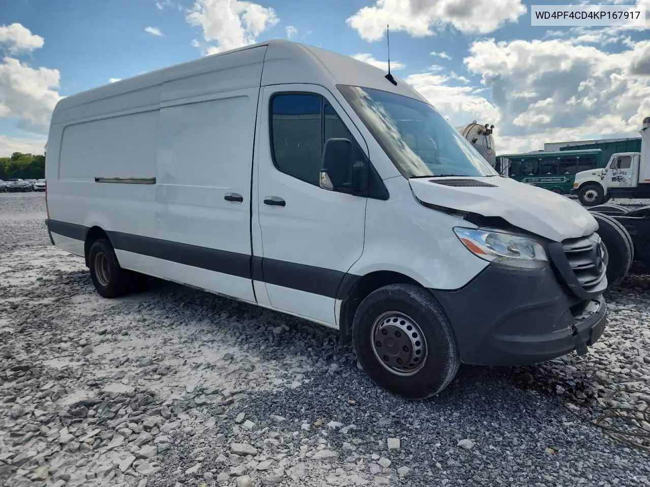2019 Mercedes-Benz Sprinter 3500/4500 VIN: WD4PF4CD4KP167917 Lot: 59676915