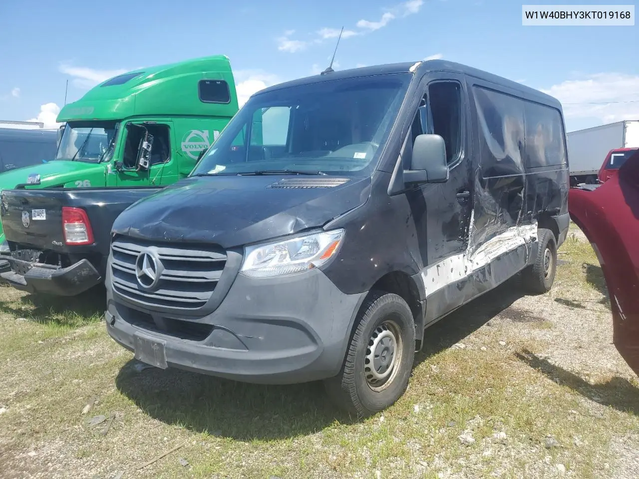 2019 Mercedes-Benz Sprinter 2500 VIN: W1W40BHY3KT019168 Lot: 62055965