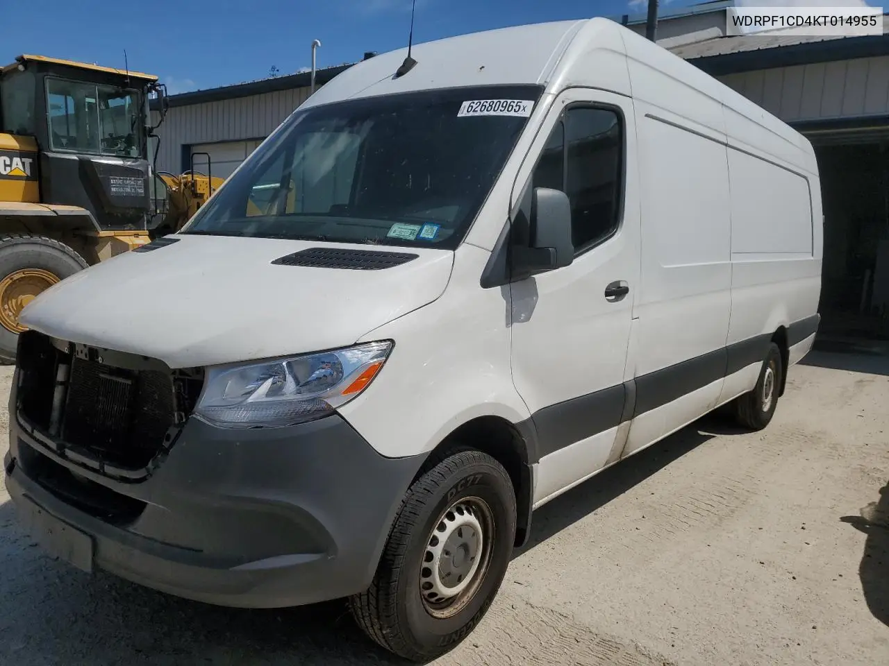 2019 Freightliner Sprinter 2500/3500 VIN: WDRPF1CD4KT014955 Lot: 62680965