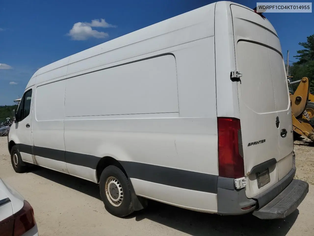 2019 Freightliner Sprinter 2500/3500 VIN: WDRPF1CD4KT014955 Lot: 62680965
