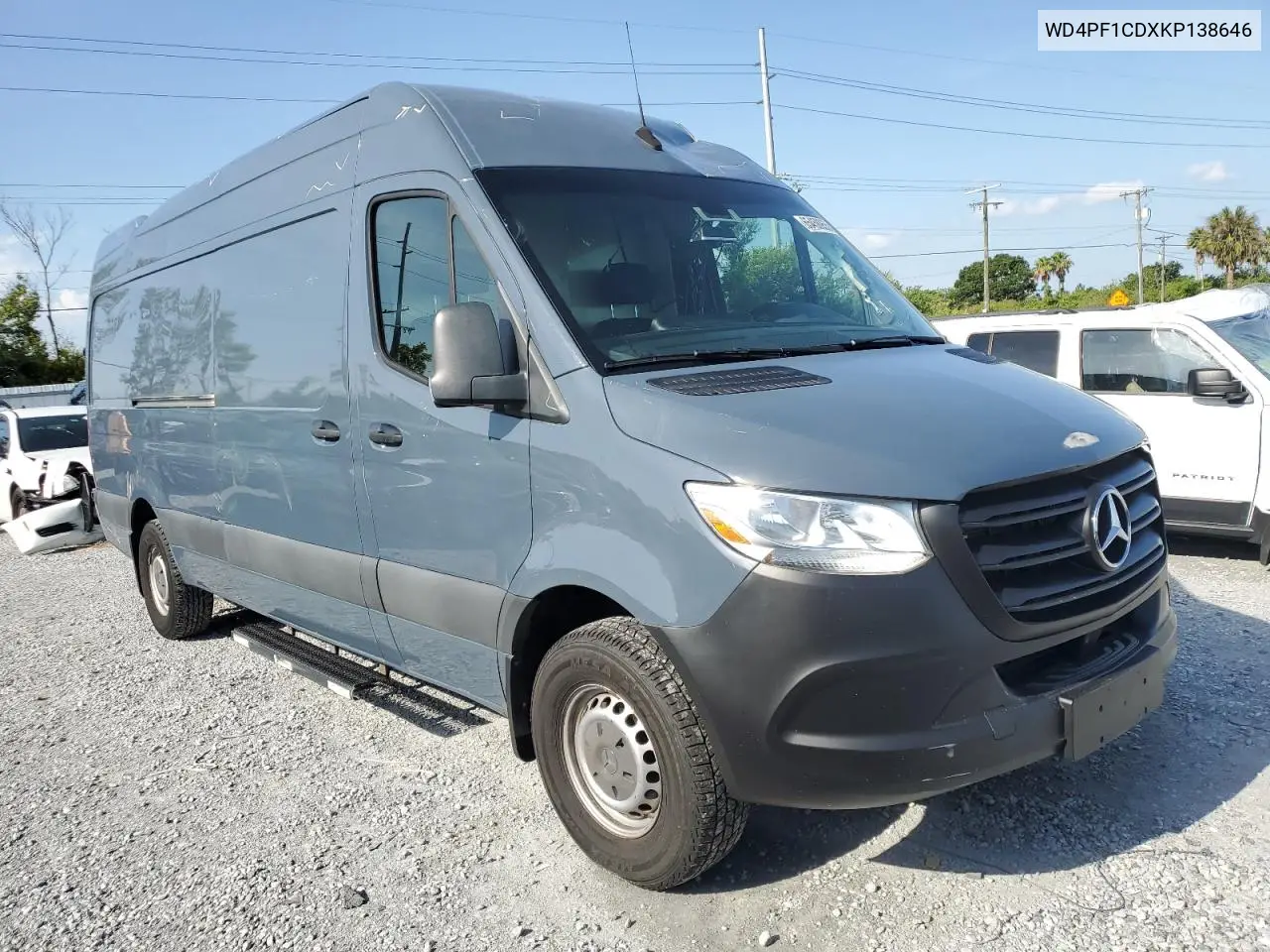 2019 Mercedes-Benz Sprinter 2500/3500 VIN: WD4PF1CDXKP138646 Lot: 65458955