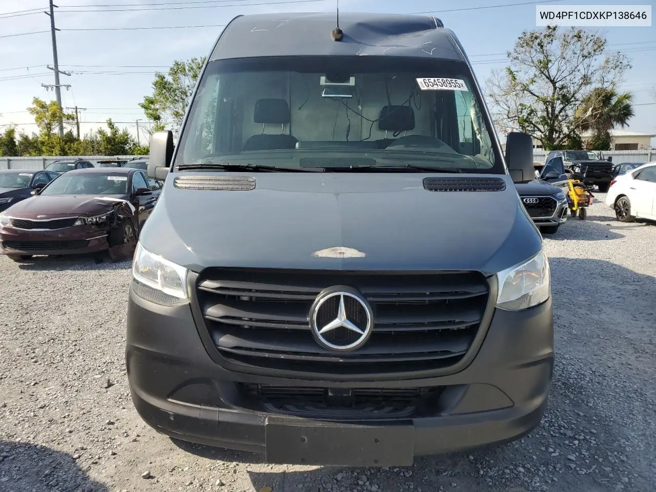 2019 Mercedes-Benz Sprinter 2500/3500 VIN: WD4PF1CDXKP138646 Lot: 65458955