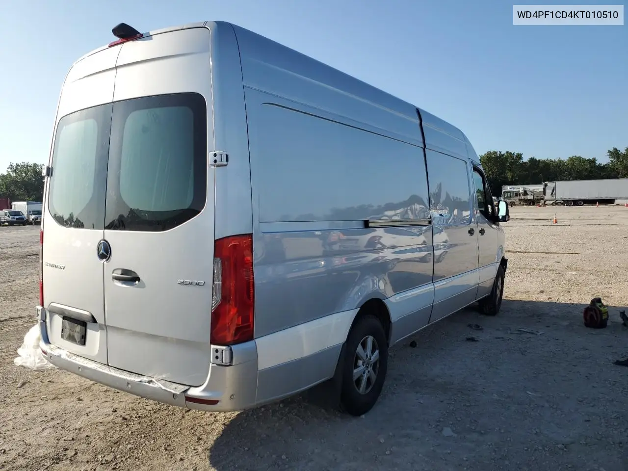 2019 Mercedes-Benz Sprinter 2500/3500 VIN: WD4PF1CD4KT010510 Lot: 65596965