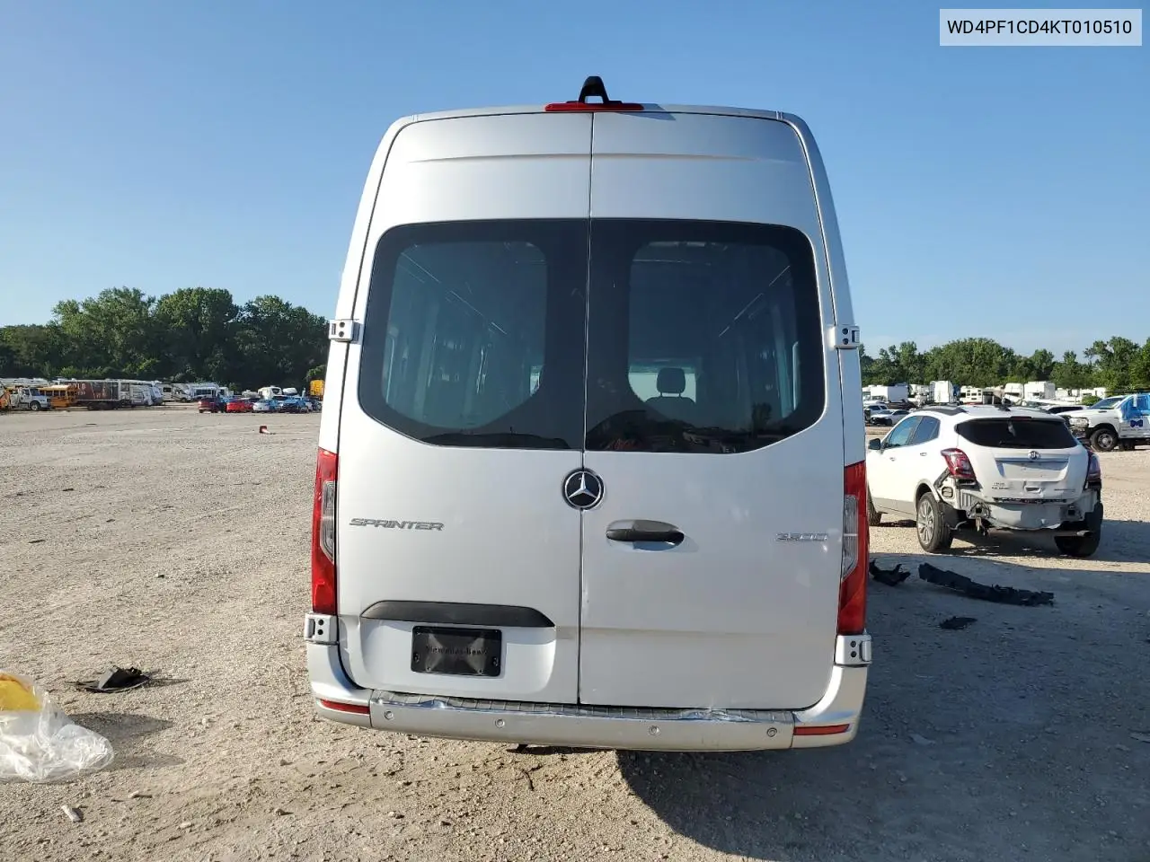 2019 Mercedes-Benz Sprinter 2500/3500 VIN: WD4PF1CD4KT010510 Lot: 65596965