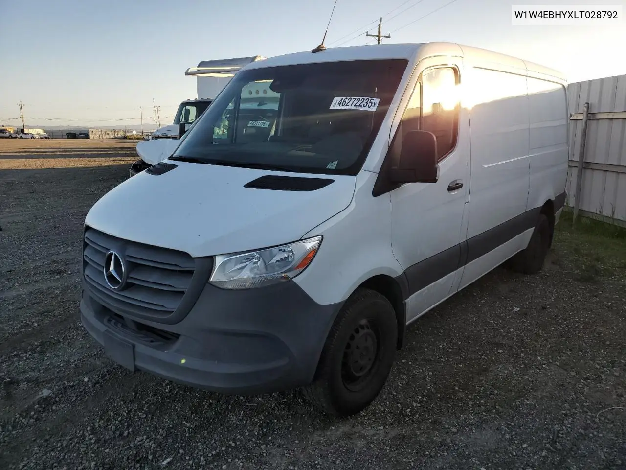 2020 Mercedes-Benz Sprinter 2500 VIN: W1W4EBHYXLT028792 Lot: 46272235