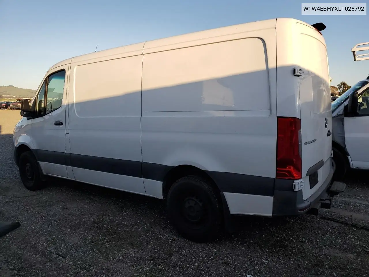 2020 Mercedes-Benz Sprinter 2500 VIN: W1W4EBHYXLT028792 Lot: 46272235