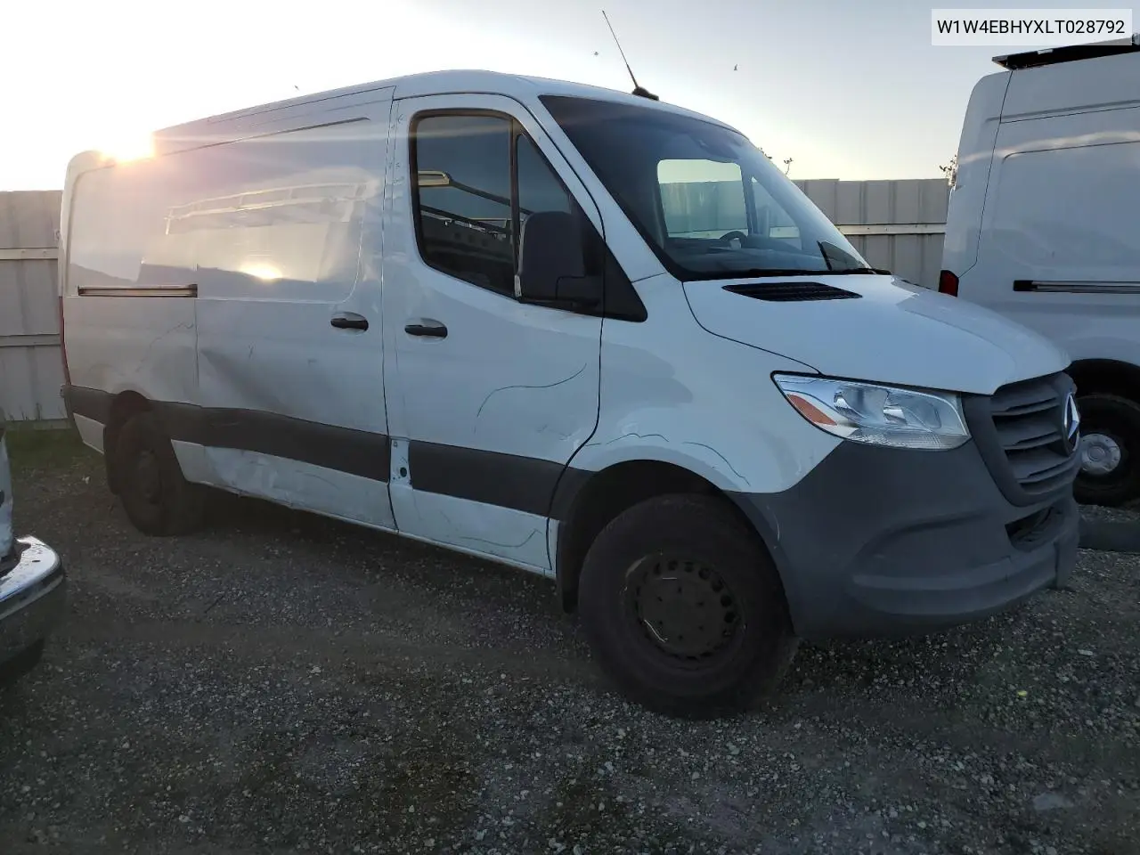 2020 Mercedes-Benz Sprinter 2500 VIN: W1W4EBHYXLT028792 Lot: 46272235