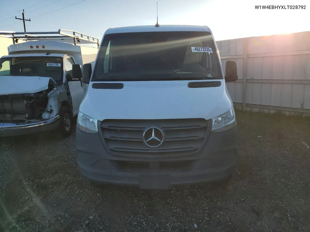 2020 Mercedes-Benz Sprinter 2500 VIN: W1W4EBHYXLT028792 Lot: 46272235