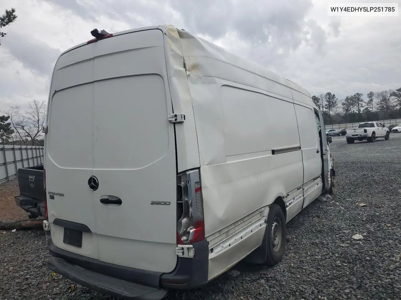 2020 Mercedes-Benz Sprinter 2500 VIN: W1Y4EDHY5LP251785 Lot: 48888125