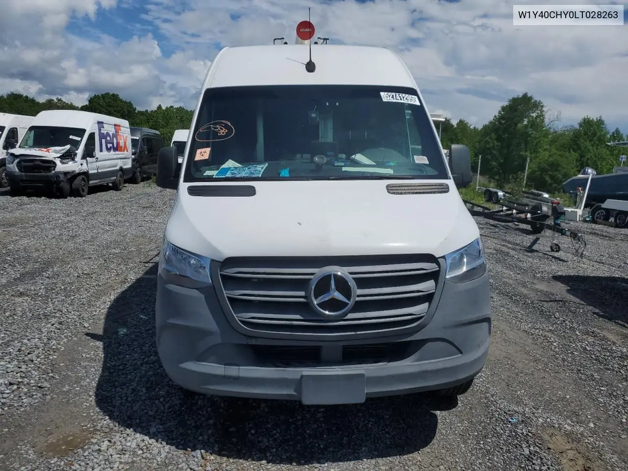 2020 Mercedes-Benz Sprinter 2500 VIN: W1Y40CHY0LT028263 Lot: 52741295