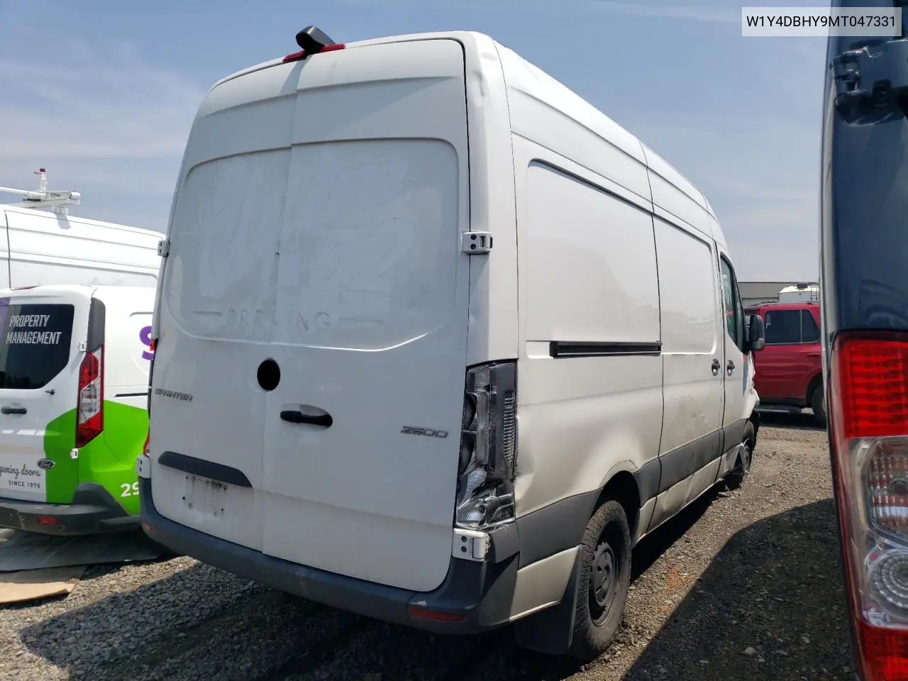 2021 Mercedes-Benz Sprinter 2500 VIN: W1Y4DBHY9MT047331 Lot: 51801375