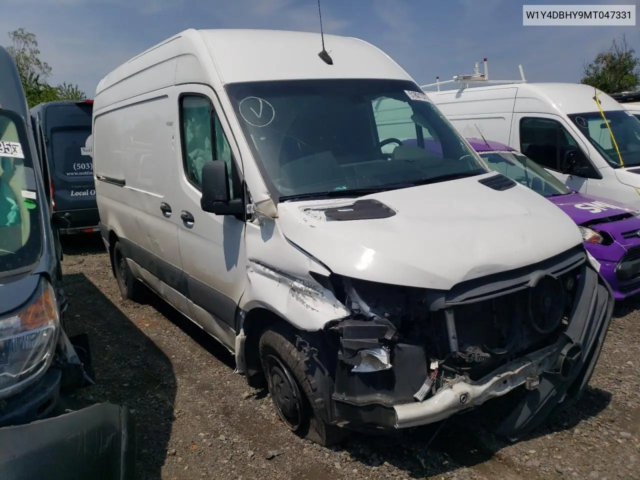 2021 Mercedes-Benz Sprinter 2500 VIN: W1Y4DBHY9MT047331 Lot: 51801375