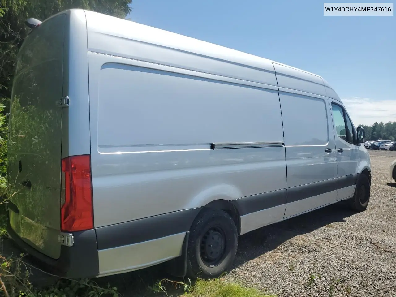 2021 Mercedes-Benz Sprinter 2500 VIN: W1Y4DCHY4MP347616 Lot: 61796345