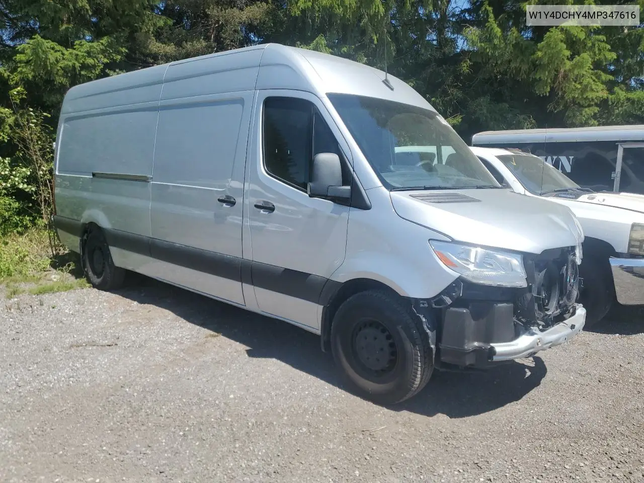 2021 Mercedes-Benz Sprinter 2500 VIN: W1Y4DCHY4MP347616 Lot: 61796345