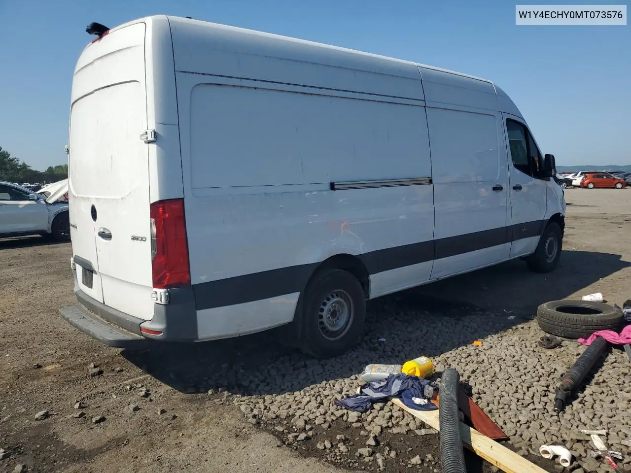 2021 Mercedes-Benz Sprinter 2500 VIN: W1Y4ECHY0MT073576 Lot: 62171135