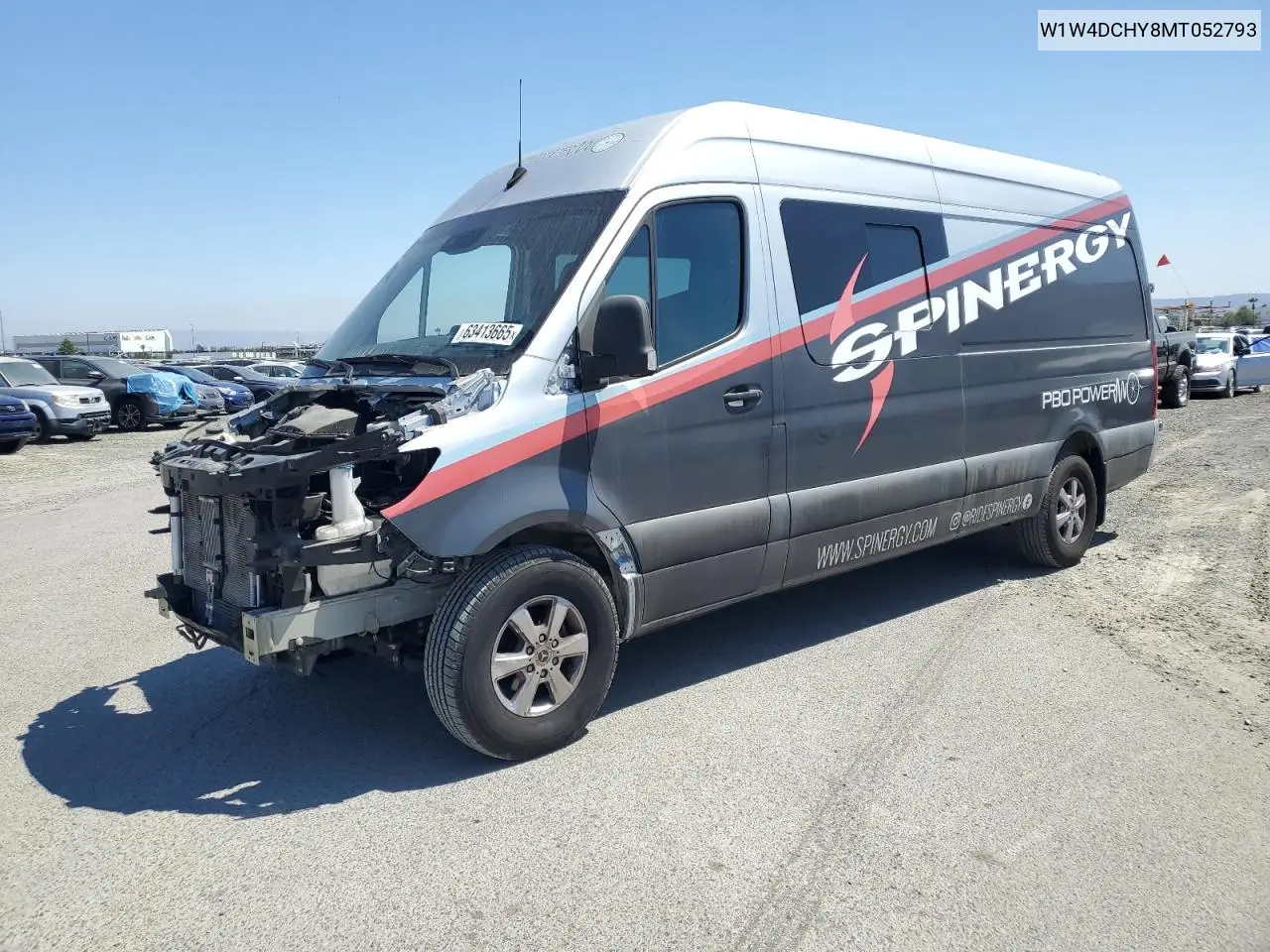 2021 Mercedes Benz Sprinter 2 - Trucks Expeditor Truck VIN: W1W4DCHY8MT052793 Lot: 63413665