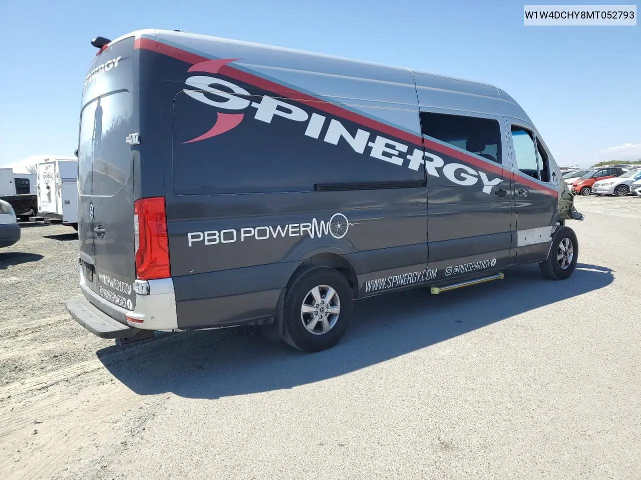 2021 Mercedes Benz Sprinter 2 - Trucks Expeditor Truck VIN: W1W4DCHY8MT052793 Lot: 63413665