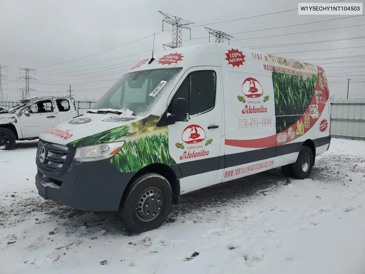 2022 Mercedes-Benz Sprinter 3500 VIN: W1Y5ECHY1NT104503 Lot: 44367395