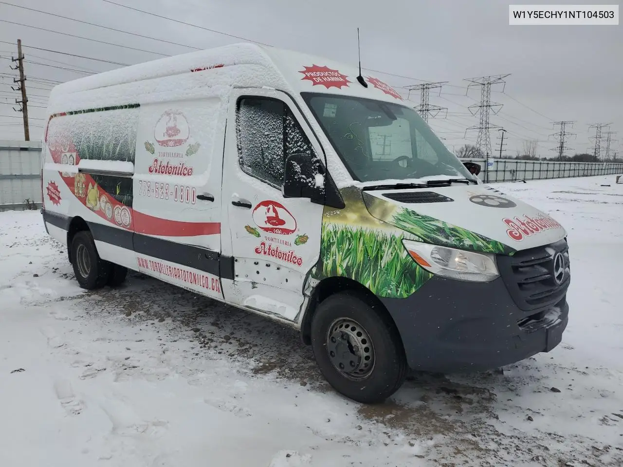 2022 Mercedes-Benz Sprinter 3500 VIN: W1Y5ECHY1NT104503 Lot: 44367395