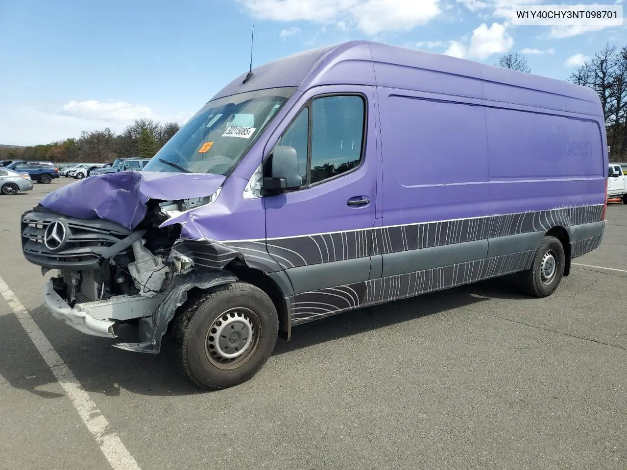 2022 Mercedes-Benz Sprinter 2500 VIN: W1Y40CHY3NT098701 Lot: 50215085