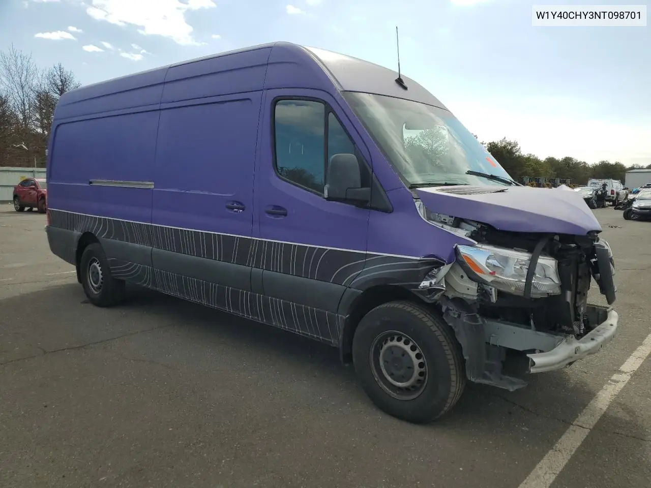 2022 Mercedes-Benz Sprinter 2500 VIN: W1Y40CHY3NT098701 Lot: 50215085