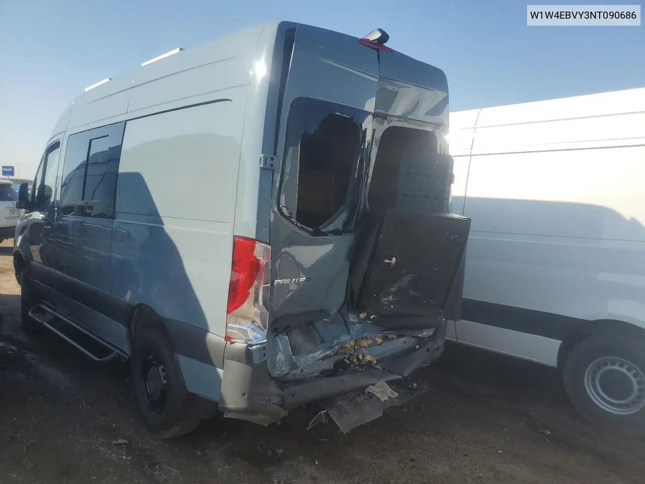 2022 Mercedes-Benz Sprinter 2500 VIN: W1W4EBVY3NT090686 Lot: 62098435