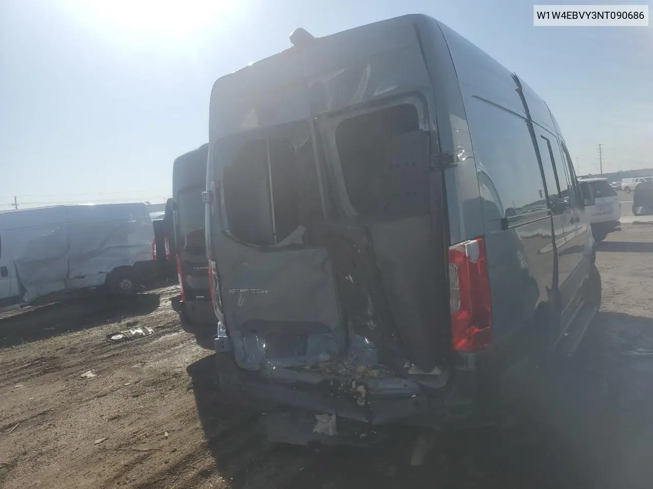 2022 Mercedes-Benz Sprinter 2500 VIN: W1W4EBVY3NT090686 Lot: 62098435