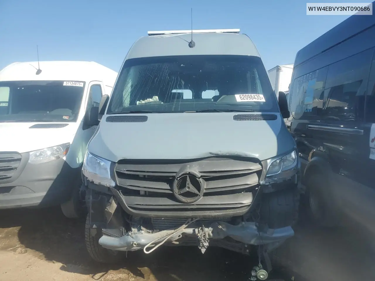 2022 Mercedes-Benz Sprinter 2500 VIN: W1W4EBVY3NT090686 Lot: 62098435
