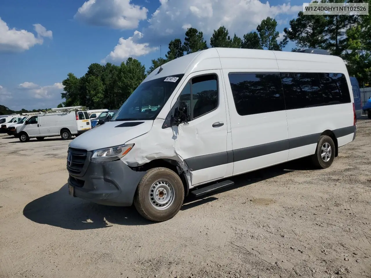 2022 Mercedes-Benz Sprinter 2500 VIN: W1Z4DGHY1NT102526 Lot: 62145715