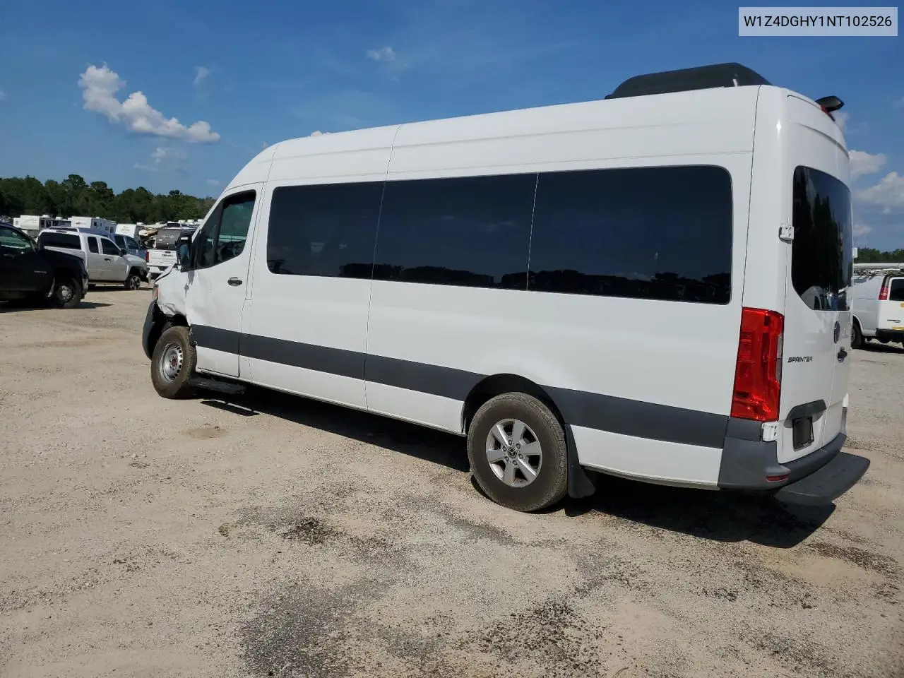 2022 Mercedes-Benz Sprinter 2500 VIN: W1Z4DGHY1NT102526 Lot: 62145715
