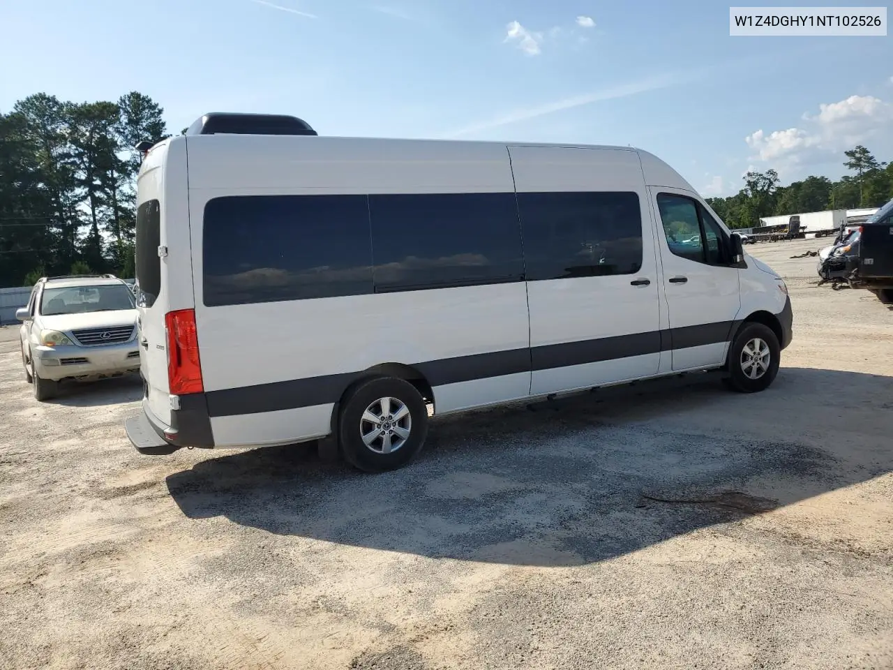 2022 Mercedes-Benz Sprinter 2500 VIN: W1Z4DGHY1NT102526 Lot: 62145715