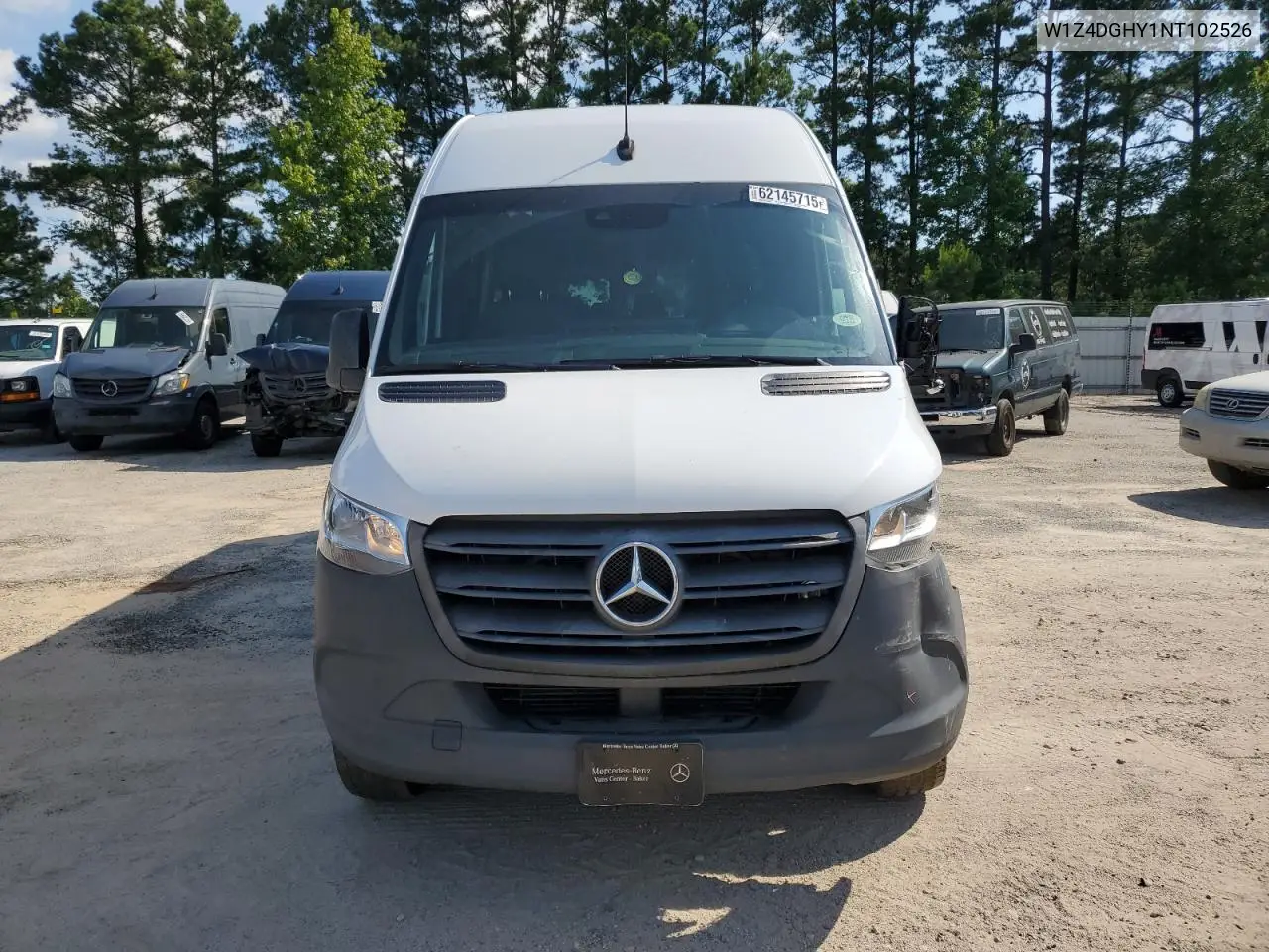 2022 Mercedes-Benz Sprinter 2500 VIN: W1Z4DGHY1NT102526 Lot: 62145715