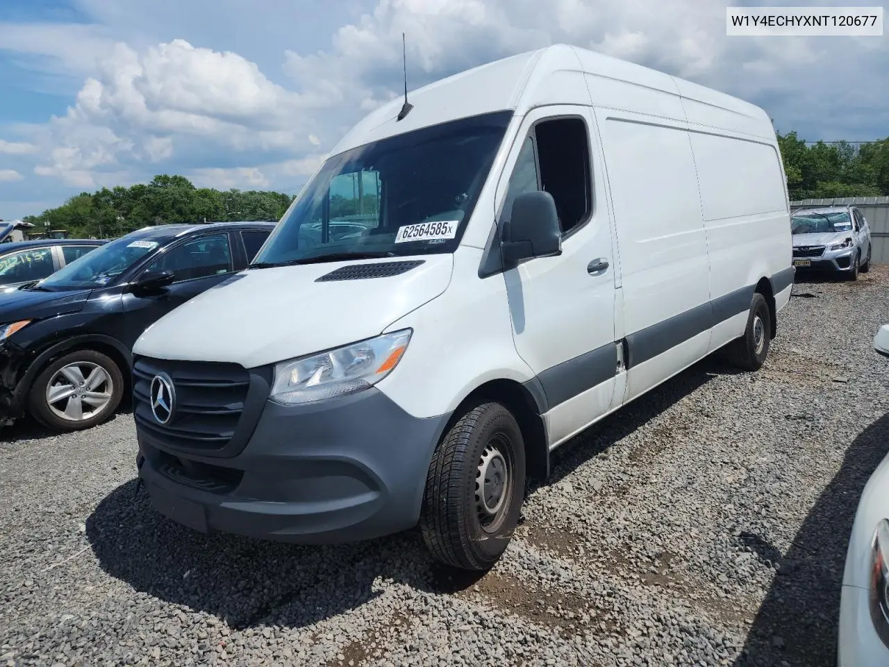 2022 Mercedes-Benz Sprinter 2500 VIN: W1Y4ECHYXNT120677 Lot: 62564585