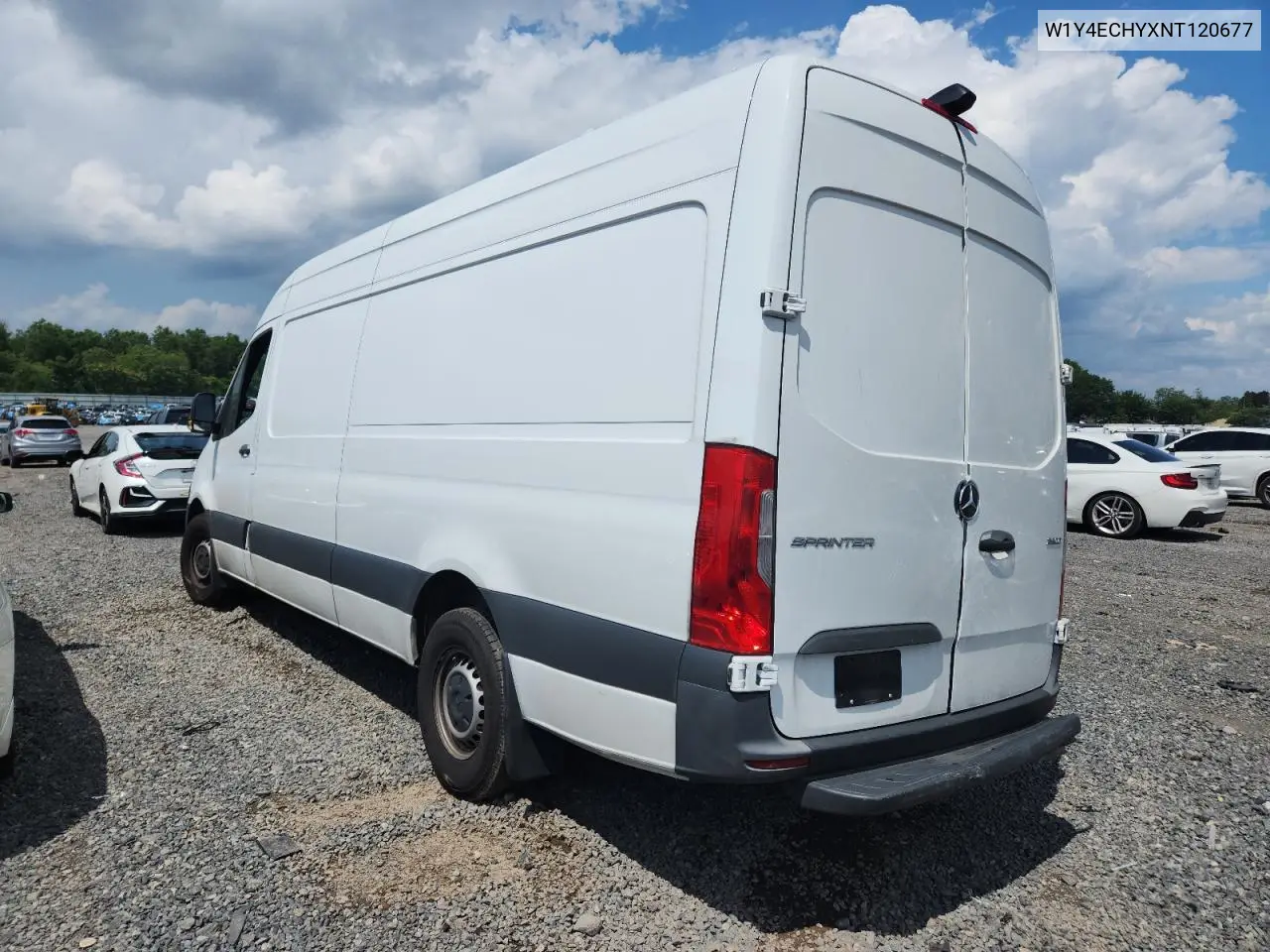 2022 Mercedes-Benz Sprinter 2500 VIN: W1Y4ECHYXNT120677 Lot: 62564585