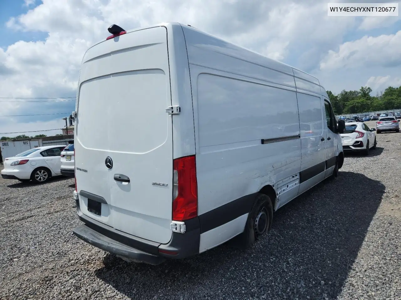 2022 Mercedes-Benz Sprinter 2500 VIN: W1Y4ECHYXNT120677 Lot: 62564585