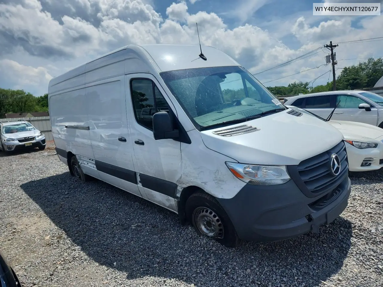 2022 Mercedes-Benz Sprinter 2500 VIN: W1Y4ECHYXNT120677 Lot: 62564585