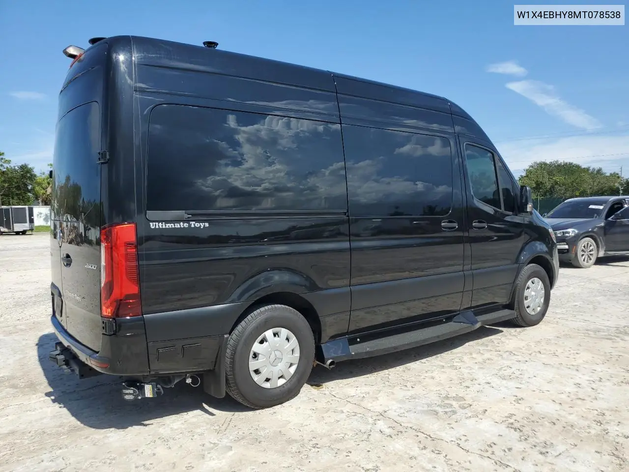 2022 Mercedes-Benz Sprinter 2500 VIN: W1X4EBHY8MT078538 Lot: 63651905