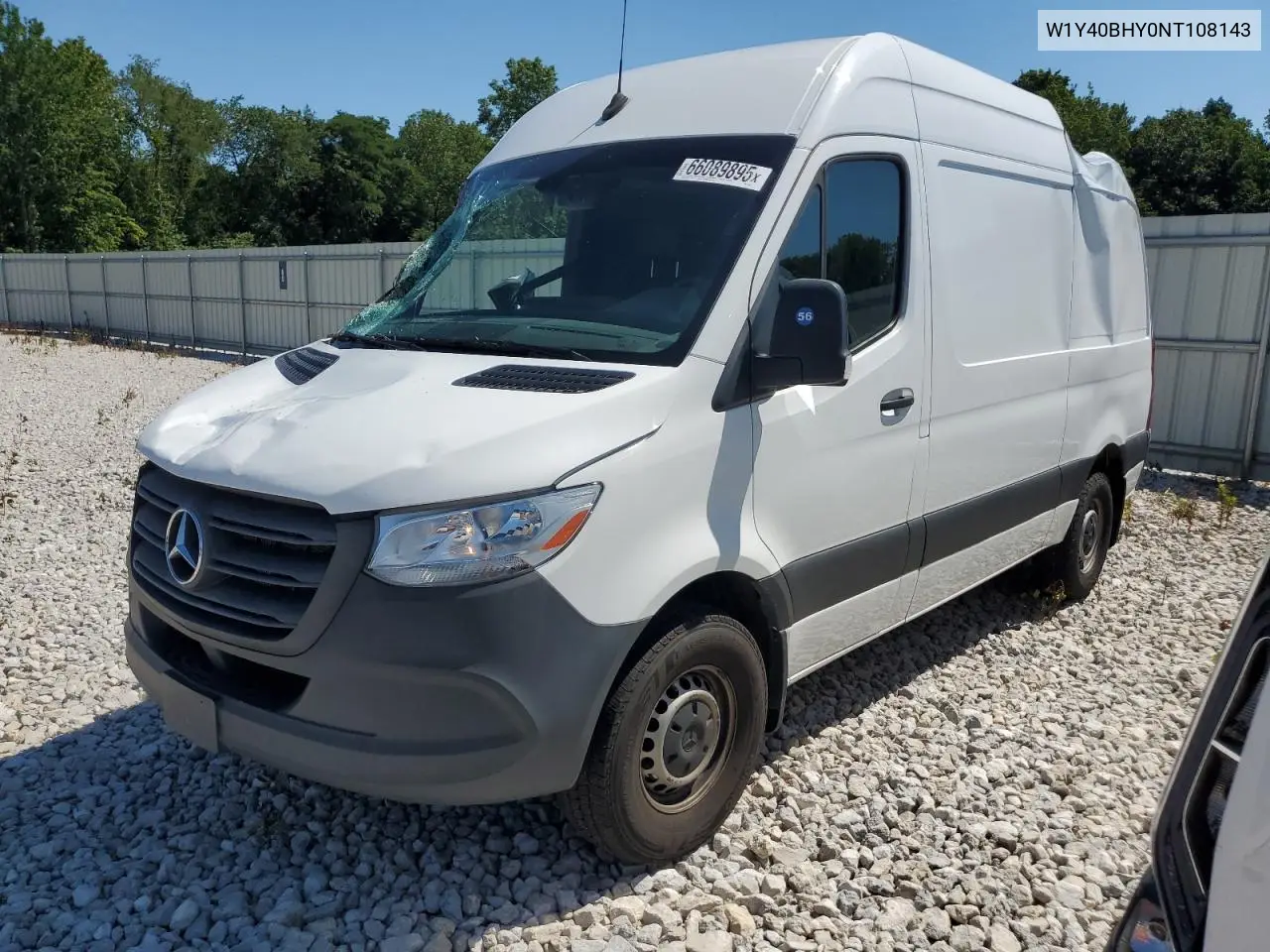 2022 Mercedes-Benz Sprinter 2500 VIN: W1Y40BHY0NT108143 Lot: 66089895