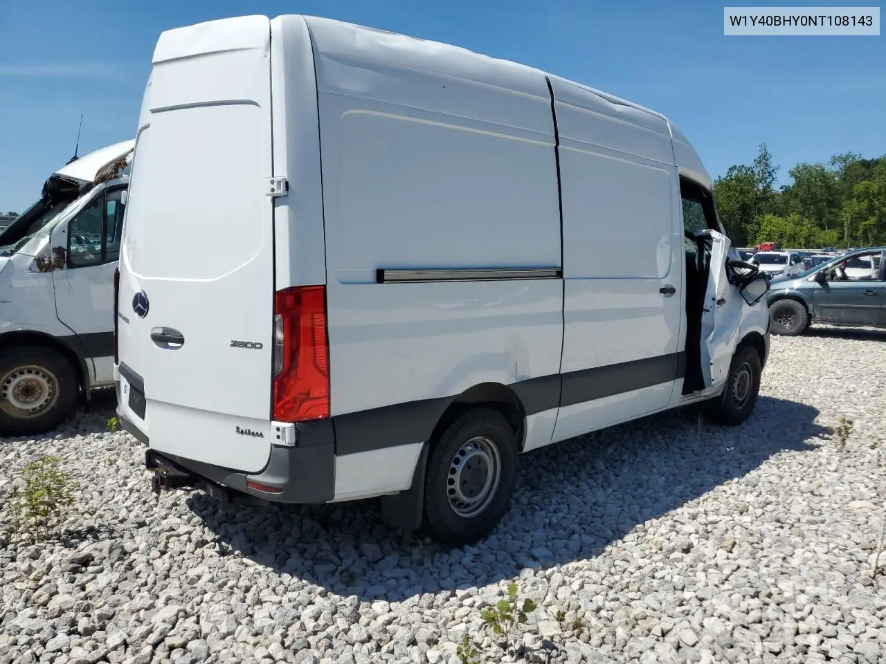 2022 Mercedes-Benz Sprinter 2500 VIN: W1Y40BHY0NT108143 Lot: 66089895