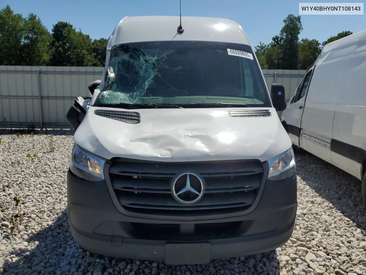 2022 Mercedes-Benz Sprinter 2500 VIN: W1Y40BHY0NT108143 Lot: 66089895