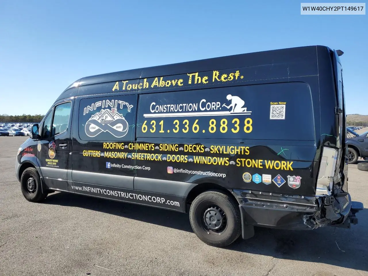 2023 Mercedes-Benz Sprinter 2500 VIN: W1W40CHY2PT149617 Lot: 44469375