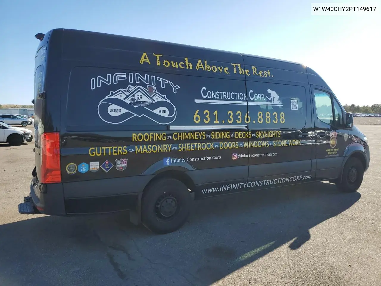 2023 Mercedes-Benz Sprinter 2500 VIN: W1W40CHY2PT149617 Lot: 44469375