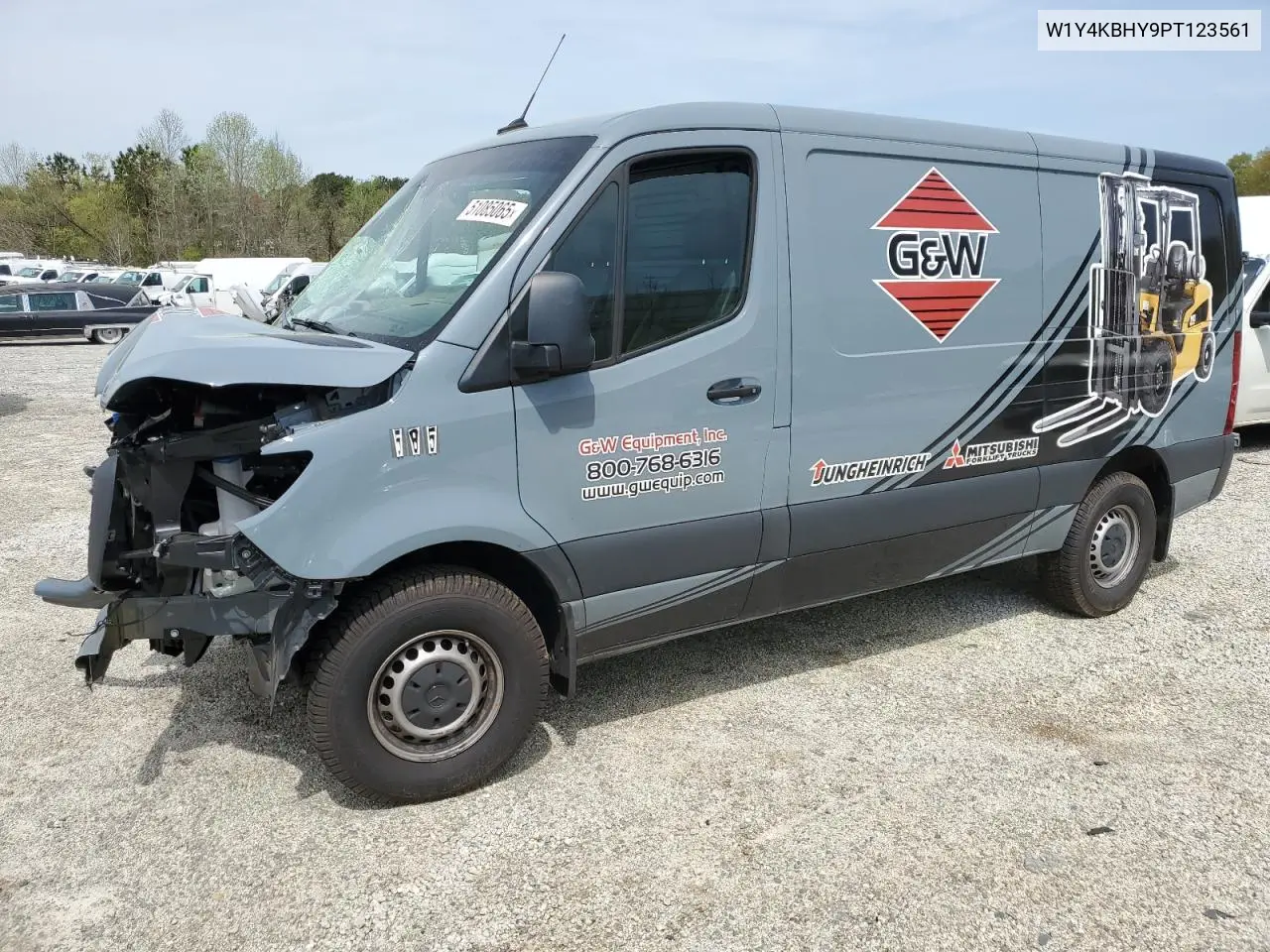 2023 Mercedes-Benz Sprinter 2500 VIN: W1Y4KBHY9PT123561 Lot: 51085065
